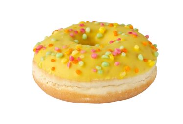 Värikäs sitruunadonitsi
